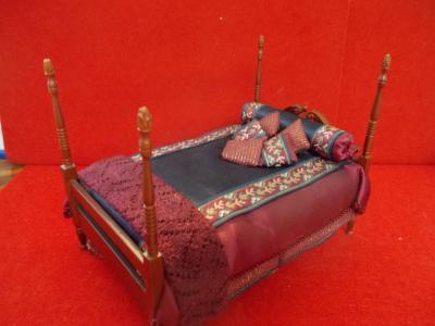 Bespaq Burgandy Bed