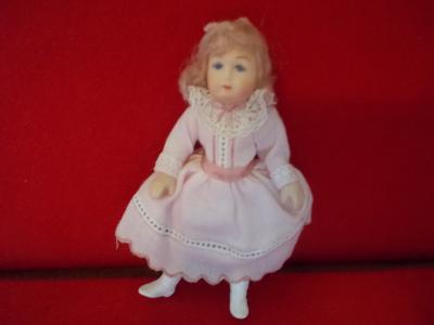 Doll in Pink Dress