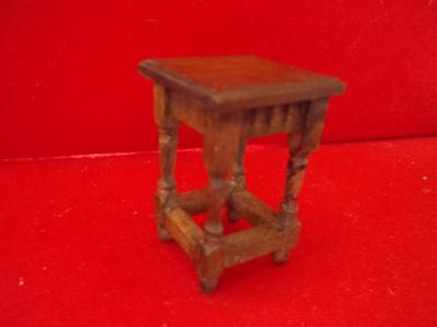 Small Carved Linen Fold Table England