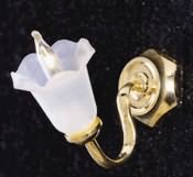 Canted Tulip Shade Wall Sconce