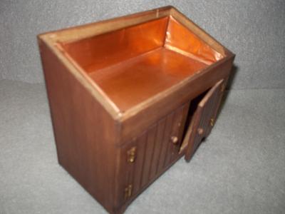 Handmade Dry Sink/Wooden Bottom