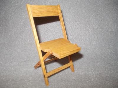 Handmade Wood Folding Chair
