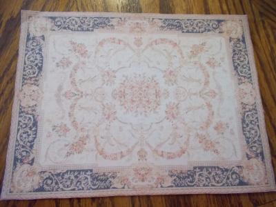 Aubusson French Style Rug 8" x 6"