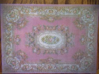 Aubusson French Style Rug 9" x 7"