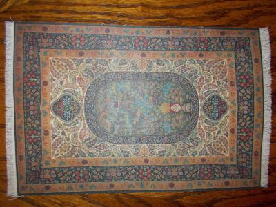 Persian Style Rug 10"x 5 1/2"