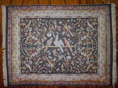 Victorian Style Rug 10"x 7 1/2"