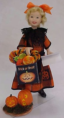 Girl With Trick Or Treat