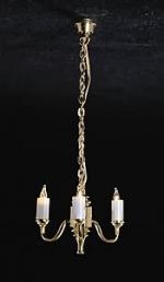3-up Arm Colonial Chandelier