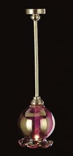 Long Downrod Lamp W/ Ct Globe