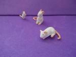 Set Three White Mice