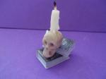 skull with candle