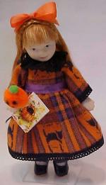 Girl In Halloween Dress