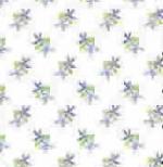 Brodnax Silk Fabric - Blue Petals