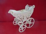 intage Painted Baby Buggy w/Baby
