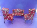 3 Pc Living Room Loeseat/2 chairs