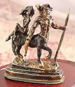 Centaur (chiron) And Nymph, Bronze