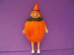 Boy in Pumpkin Costume 