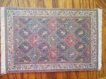 Victorian Style Rug 8 1/4" x5 1/4"