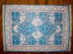 Victorian Floral Rug 9"x6"