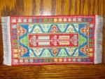 Oriental Style Woven Rug 4"x2"