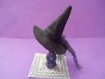 Witches Hat on Stand Purple Trim