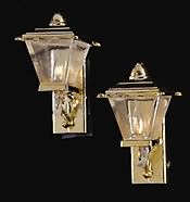 Gold Coach Lamps (pair)