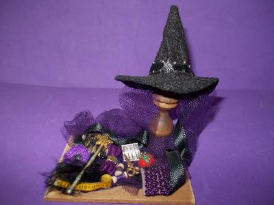 witch hat making in progress